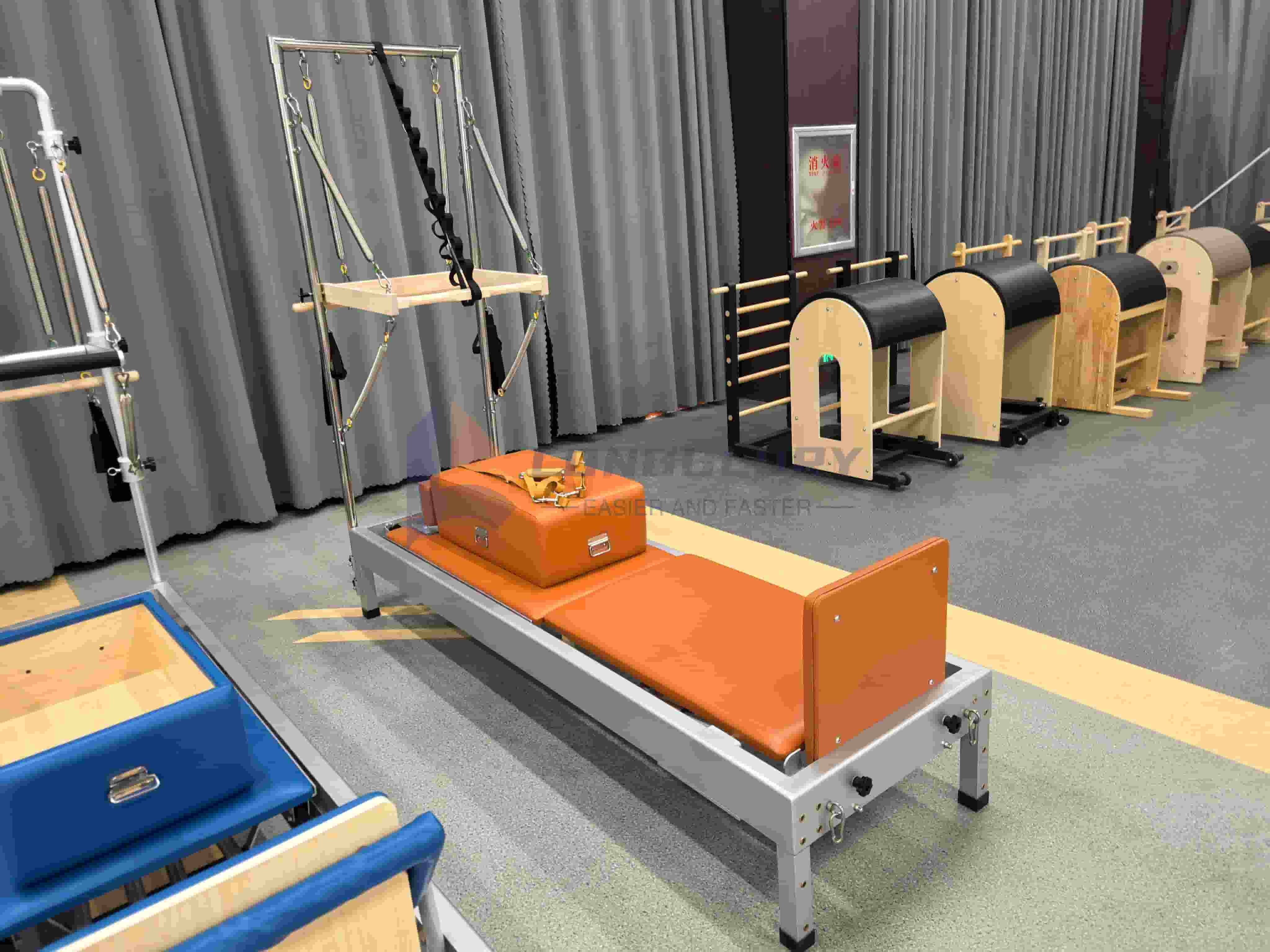 Aluminum Pilates Reformer ກັບ Tower