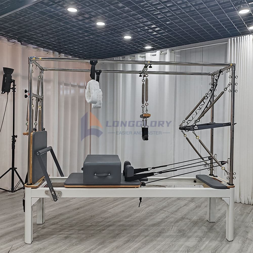 ອາລູມິນຽມສາມໃນຫນຶ່ງ Pilates cadillac reformer