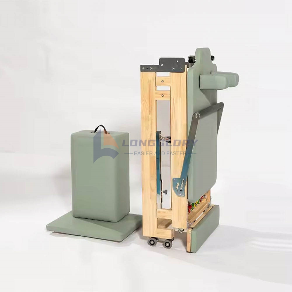 Foldable Oak Wood Pilates Reformer