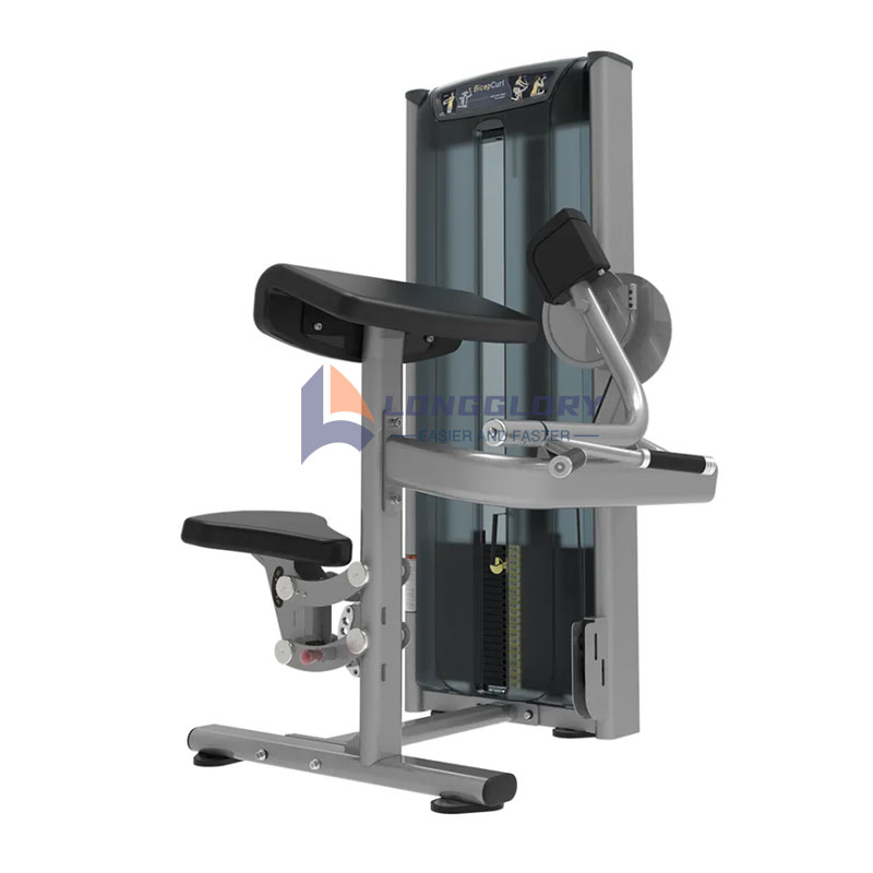 Pin Loaded Bicep Curl Machine